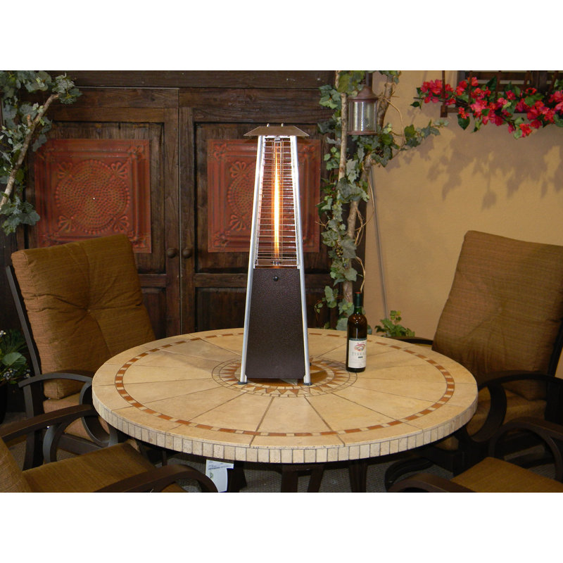 Arlmont & Co. Miceli 9,500 BTU Propane Tabletop Patio Heater & Reviews